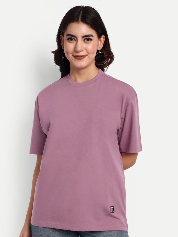 Blush Onion Pink Oversized T-Shirt