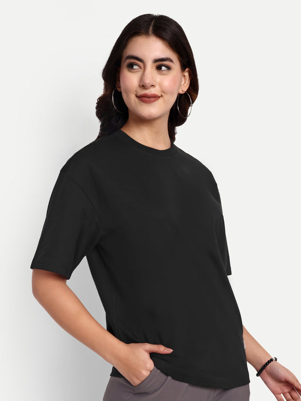 Jet Black Oversized T-Shirt